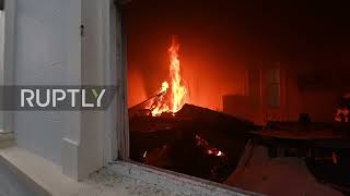 Argentina: Govt buildings set on fire in Chubut in opposition to mining law