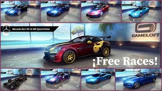 Asphalt 8: Multiplayer | Free races - random cars