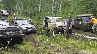 Заруба стоковых машин. Pajero Mini, Нивы, Toyota Carib, УАЗ. Уругвай 2022. Класс Стандарт