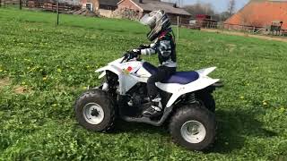 Jilles Suzuki Quadsport LT-Z90 and Yamaha PW50