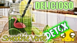 RECETA DE SMOOTHIE VERDE I JUGO VERDE