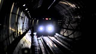 地下鉄トンネル走行動画　東京メトロ半蔵門線　望遠①東武50050系
