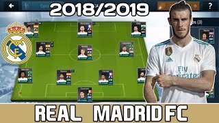 Real Madrid FC 2018/19 Save Data | Dream League Soccer