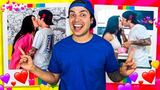 LE ROBO BESOS en la BOCA a mi EX NOVIA por 24 HORAS !!