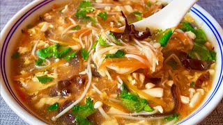 【小穎美食】天涼了，全家人都喜歡這道酸辣湯，酸辣鮮香，暖身又暖胃，超簡單