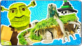 [Строим в майне] дом ШРЕКА в майнкрафт!