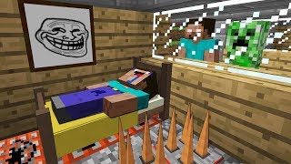 НУБ против ДОМ ТРОЛЛИНГ В Майнкрафт  ~ ЛОВУШКА НУБ ПРОТИВ ПРО МУЛЬТИК В MINECRAFT КАК ВЫЖИТЬ НУБУ?!
