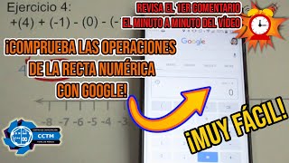 ???? Revisa tus operaciones de la Recta Numérica en Google ???? | Matemáticas Básicas | Rápido y Fácil