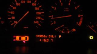 не хватает оборотов BMW 523i e39 2 вариант на холодную