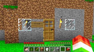 SURVIVING MY FIRST DAY IN MINECRAFT!