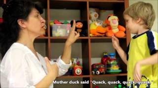 5 утят пошли гулять \ 5 little ducks
