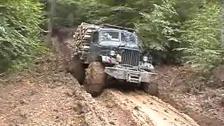 Soviet truck with heavy load - unstoppable!