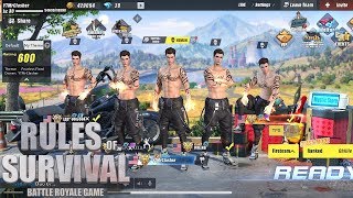 Rules of Survival - FISTS OF FURY SUIT SQUAD CHALLENGE!