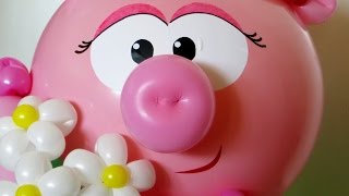 Пятачок для поросенка, Нюши / Pig snout balloon
