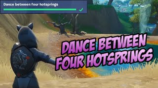 Dance Between 4 Hotsprings | Stage 3 (Week 9 Challenges) - Fortnite Battle Royale