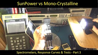 Solar Panel Spectral Response - Part 3 - SunPower vs Mono-Crystalline