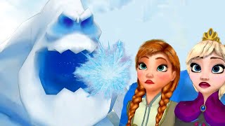 Eva Froze Arendelle ! Merida Saves Jack ! Two Sisters Episode 50 - Queen & Princess