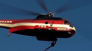 Helitack Heavy Lift Helicopters on the Station Fire