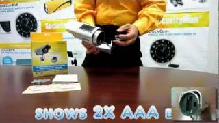 Introducing SecurityMan SM-3803 Solar Power Outdoor/Indoor Dummy Camera with LED