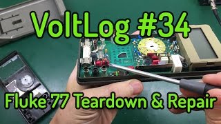 Voltlog #34 - Fluke 77 Teardown & Repair, Varistor Replacement