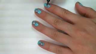 Katy's BFF Diamond Nail Art Tutorial