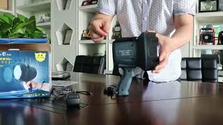 GOODGOODS 充電式 LEDサーチライト 15W 1500LM 鉄道用照明（YC-15G）