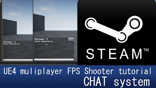 UE4 Multiplayer FPS Shooter tutorial: Chat system