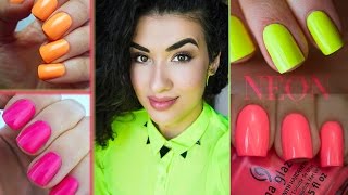 ✪ НЕОН ✪ Любимые Летние Лаки для Ногтей ♡ 2015