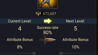 Clash Of Kings : Equipment Enhance explained with examples