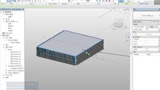 1501 Revit Villa Savoye 루버 구조 프레임 가변패밀리