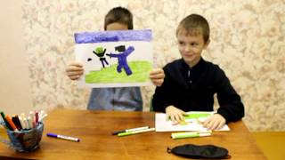 3 MARKER CHALLENGE Челлендж 3 Маркера Мы Рисуем Вы Голосуете Лёня против Никиты