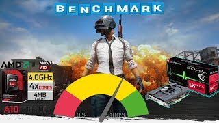 Benchmark PlayerUnknow's BattleGrounds AMD A10 7860K AND RADEON RX550