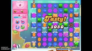 Candy Crush Level 1736 Audio Talkthrough, 3 Stars 0 Boosters