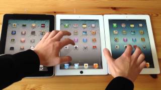 iPad 1 VS. iPad 2 VS iPad 3 Speed Test!
