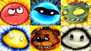 КРАСНЫЙ ШАРИК И ФРЕДДИ В ИГРЕ РАСТЕНИЯ ПРОТИВ ЗОМБИ мультик игра    Plants vs zombies 2
