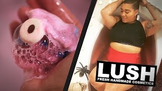 People Try Lush’s Halloween Bath Bombs