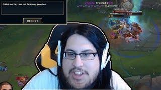 Imaqtpie GOT CALLED FAT *REPORTED* | Watch VoyBoy He Will Do Something | Shiphtur | LoL Moments