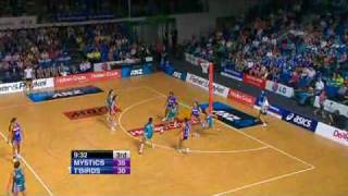 ANZ Netball Mystics vs Thunderbirds Qtr 3 Part 1