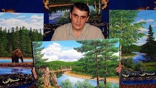 КАРТИНЫ ИЗ КАМНЕЙ-САМОЦВЕТОВ АЛЕКСЕЯ МОСМАНА