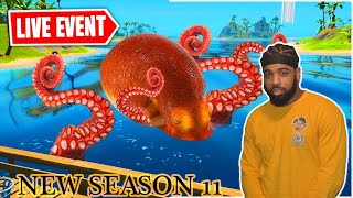 KRAKEN EVENT IS FAKE!! HAZARD SKIN CHALLENGES! CATCHING RARE FISH LIVE!!! FORTNITE