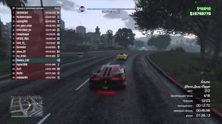GTA 5,Гонка 23 человека,Стэнли Пит подрезал!