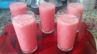رايبي منزلي سههههل و سريييييع التحضير (مشروب الرمان)/raibi jamila recette /