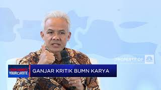 Ganjar Kritik BUMN Karya