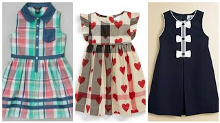 Simple Casual Cotton Baby Frocks Latest Designs Ideas