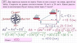 ОГЭ по математике Задача 17-2