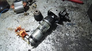 DIY Угловой гайковерт из сгоревшей болгарки и сломанного шуруповерта ( часть 1)