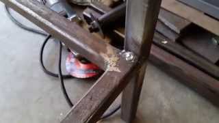 MIG Welding Project - Steel Work Bench