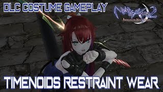 Nights of Azure 2 - Timenoids Restraint Wear DLC Costume Gameplay & Mines Boss