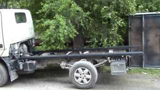 Замена кузова грузовика Replacing the back of a truck