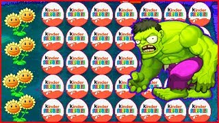 Новые ВАЗЫ Киндер СЮРПРИЗ в Игре Растение против зомби new version Plants Vs Zombies 5